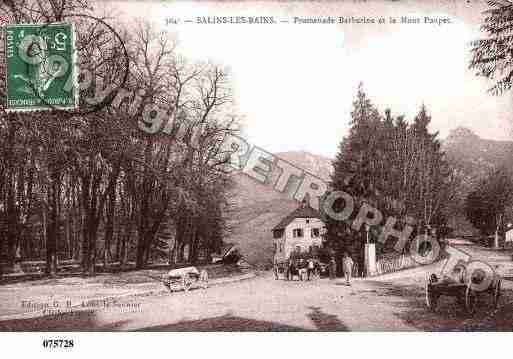 Ville de SALINSLESBAINS, carte postale ancienne