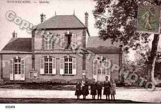 Ville de SOMMECAISE, carte postale ancienne