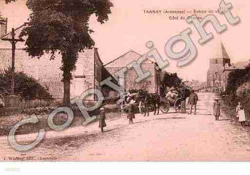 Ville de TANNAY, carte postale ancienne