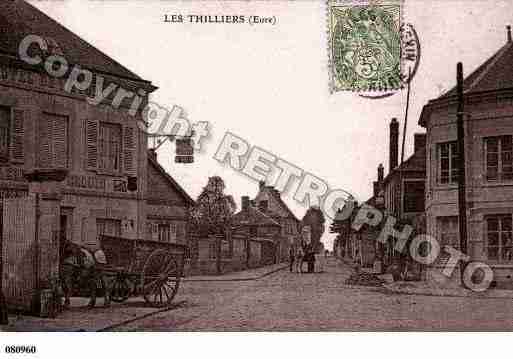 Ville de THILLIERSENVEXIN(LES), carte postale ancienne