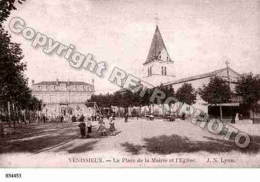 Ville de VENISSIEUX, carte postale ancienne