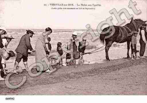 Ville de VIERVILLESURMER, carte postale ancienne