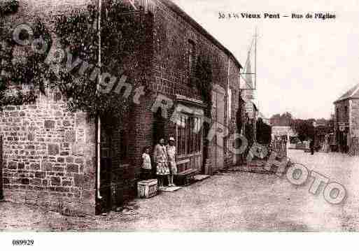 Ville de VIEUXPONT, carte postale ancienne