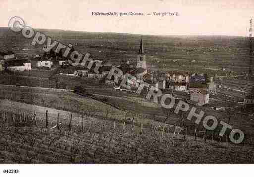 Ville de VILLEMONTAIS, carte postale ancienne