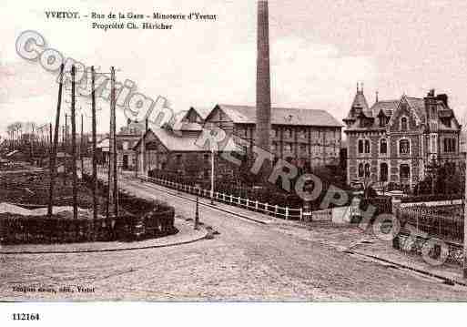 Ville de YVETOT, carte postale ancienne