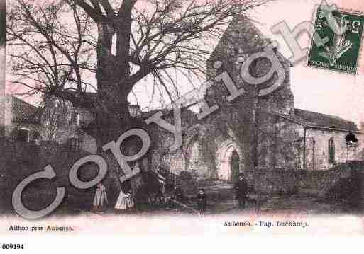 Ville de AILHON, carte postale ancienne