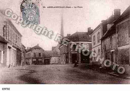 Ville de AMBLAINVILLE, carte postale ancienne