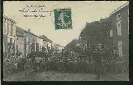 Ville de AUDUNLEROMAN, carte postale ancienne