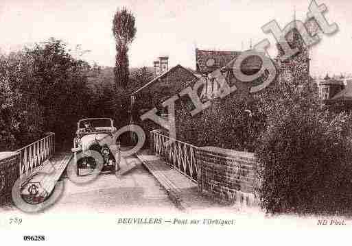 Ville de BEUVILLERS, carte postale ancienne