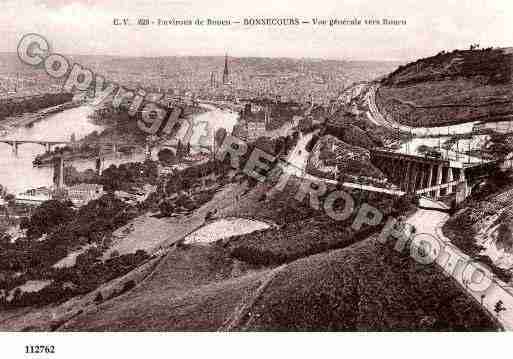 Ville de BONSECOURS, carte postale ancienne