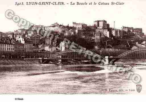 Ville de CALUIREETCUIRE, carte postale ancienne