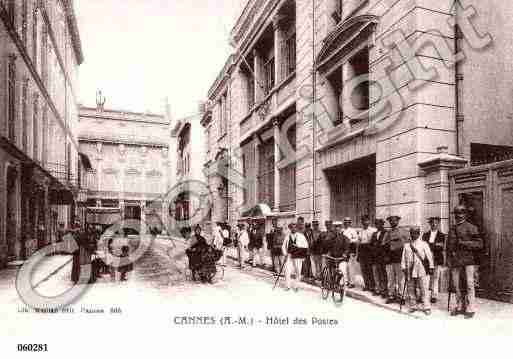 Ville de CANNES, carte postale ancienne