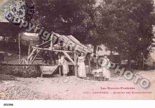 Ville de CAUTERETS, carte postale ancienne