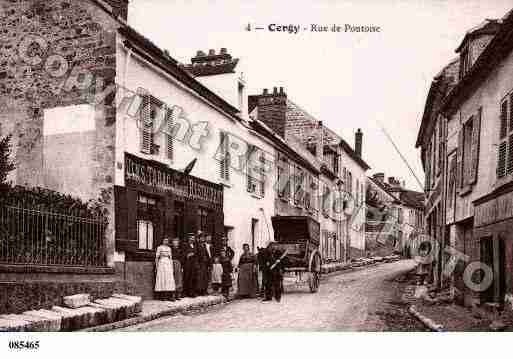 Ville de CERGY, carte postale ancienne