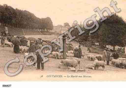 Ville de COUTANCES, carte postale ancienne