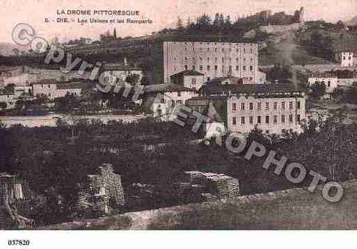 Ville de DIE, carte postale ancienne