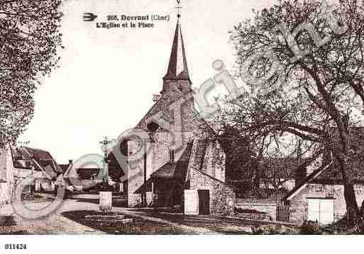 Ville de DREVANT, carte postale ancienne