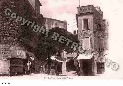 Ville de ELNE, carte postale ancienne