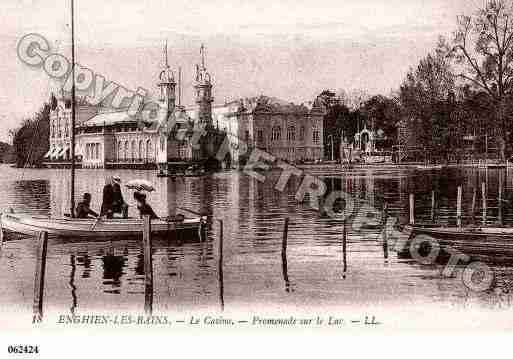 Ville de ENGHIENLESBAINS, carte postale ancienne