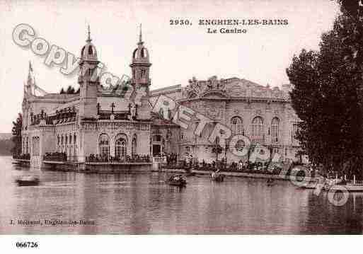 Ville de ENGHIENLESBAINS, carte postale ancienne