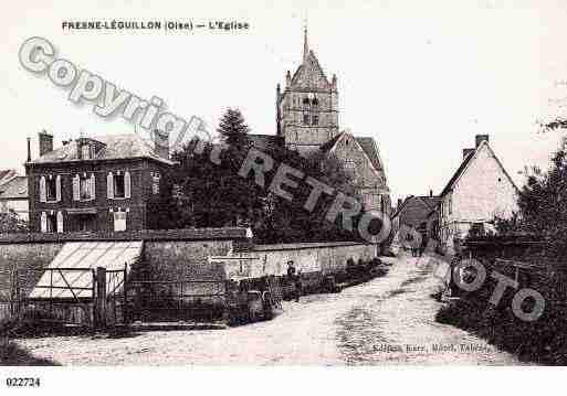 Ville de FRESNELEGUILLON, carte postale ancienne