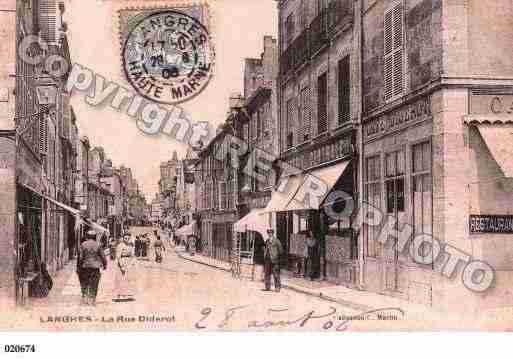 Ville de LANGRES, carte postale ancienne