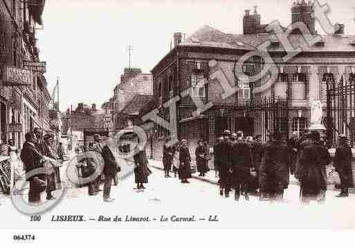 Ville de LISIEUX, carte postale ancienne