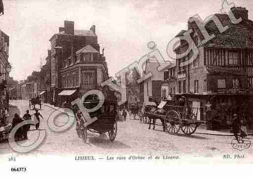 Ville de LISIEUX, carte postale ancienne