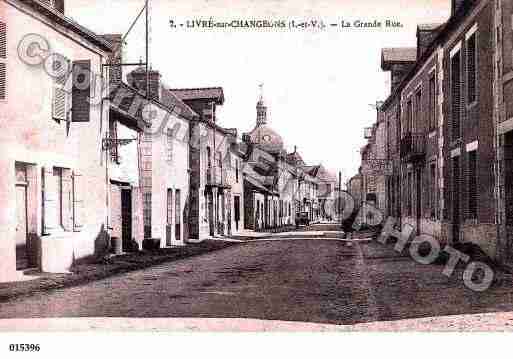 Ville de LIVRESURCHANGEON, carte postale ancienne