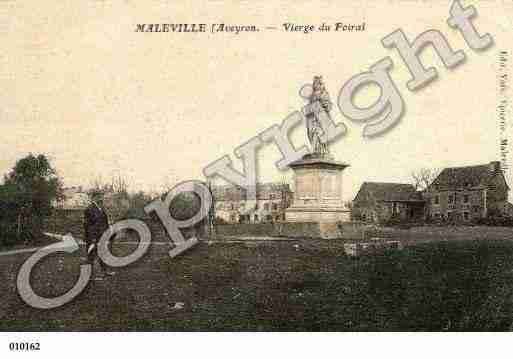 Ville de MALEVILLE, carte postale ancienne