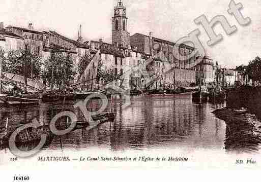 Ville de MARTIGUES, carte postale ancienne