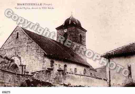 Ville de MARTINVELLE, carte postale ancienne