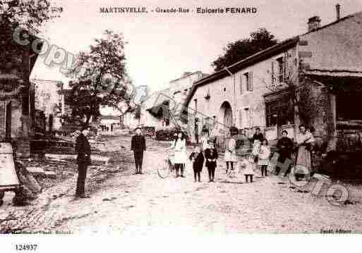 Ville de MARTINVELLE, carte postale ancienne