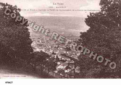 Ville de MAZAMET, carte postale ancienne