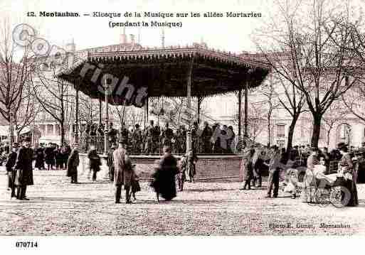 Ville de MONTAUBAN, carte postale ancienne