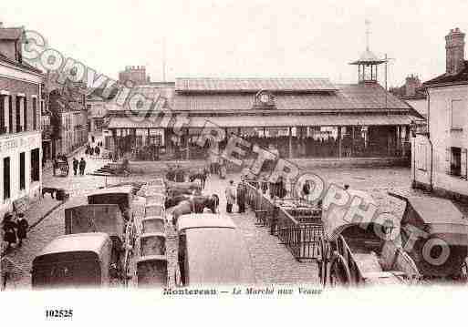 Ville de MONTEREAUFAUTYONNE, carte postale ancienne