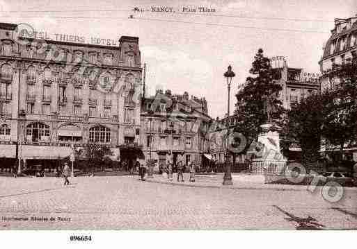 Ville de NANCY, carte postale ancienne