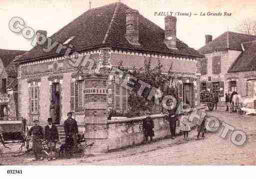 Ville de PAILLY, carte postale ancienne