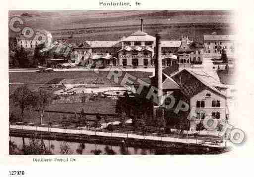 Ville de PONTARLIER, carte postale ancienne