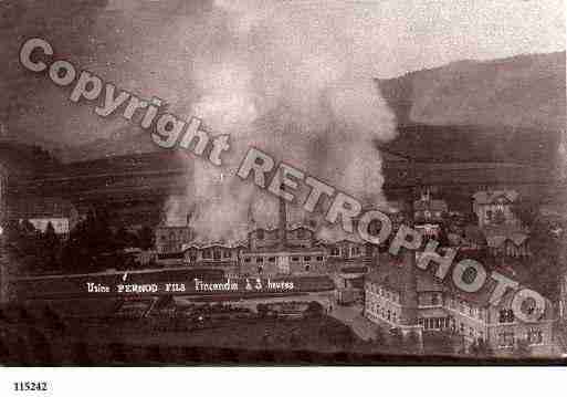 Ville de PONTARLIER, carte postale ancienne