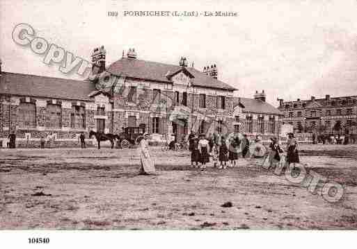 Ville de PORNICHET, carte postale ancienne