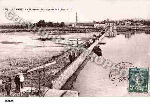 Ville de ROANNE, carte postale ancienne