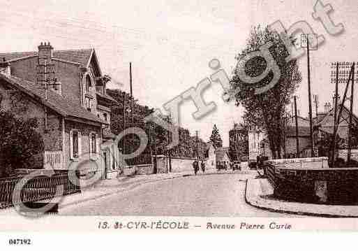 Ville de SAINTCYRL'ECOLE, carte postale ancienne