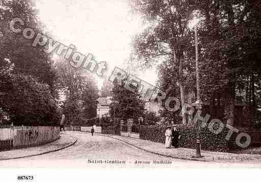 Ville de SAINTGRATIEN, carte postale ancienne