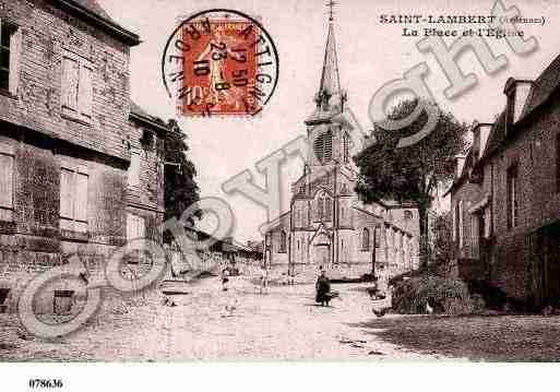 Ville de SAINTLAMBERT, carte postale ancienne