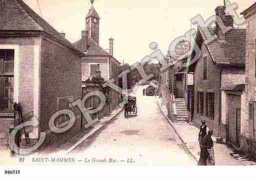 Ville de SAINTMAMMES, carte postale ancienne