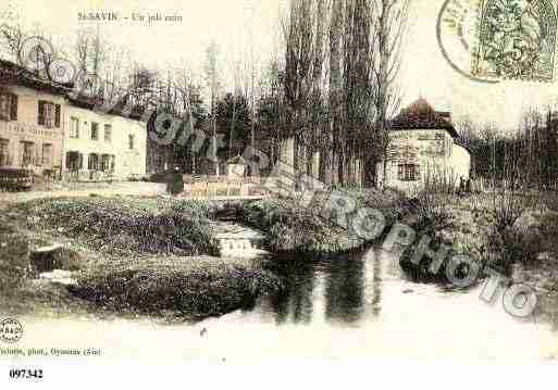 Ville de SAINTSAVIN, carte postale ancienne