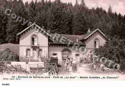 Ville de SALINSLESBAINS, carte postale ancienne