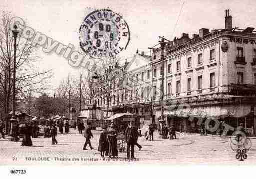 Ville de TOULOUSE, carte postale ancienne