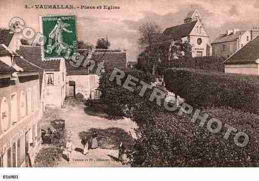 Ville de VAUHALLAN, carte postale ancienne